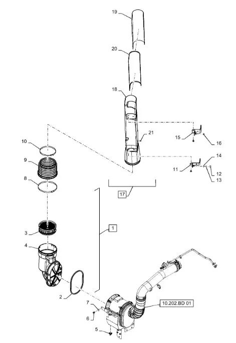 47727040 - воздуховод
